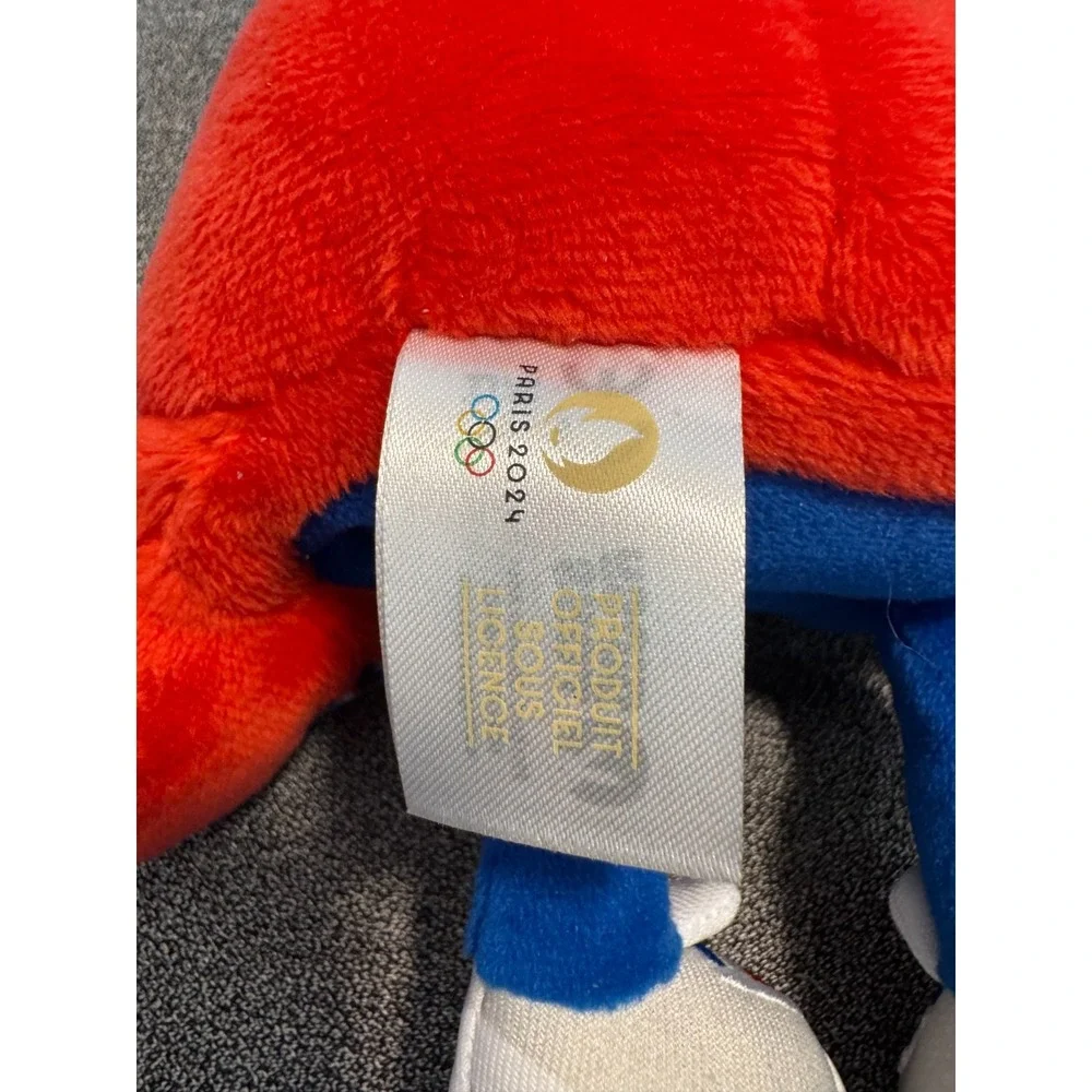 Official Licensed Paris 2024 Olympics Phryge Mascot Red Stuffed Plush Toy 6